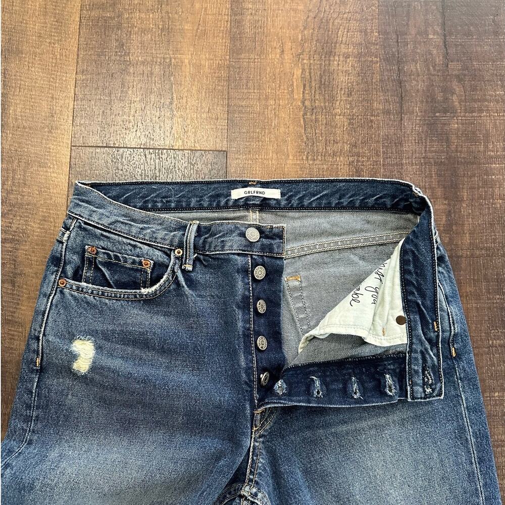 GRLFRND Helena High Rise Straight Jeans Size 29 - Picture 9 of 12